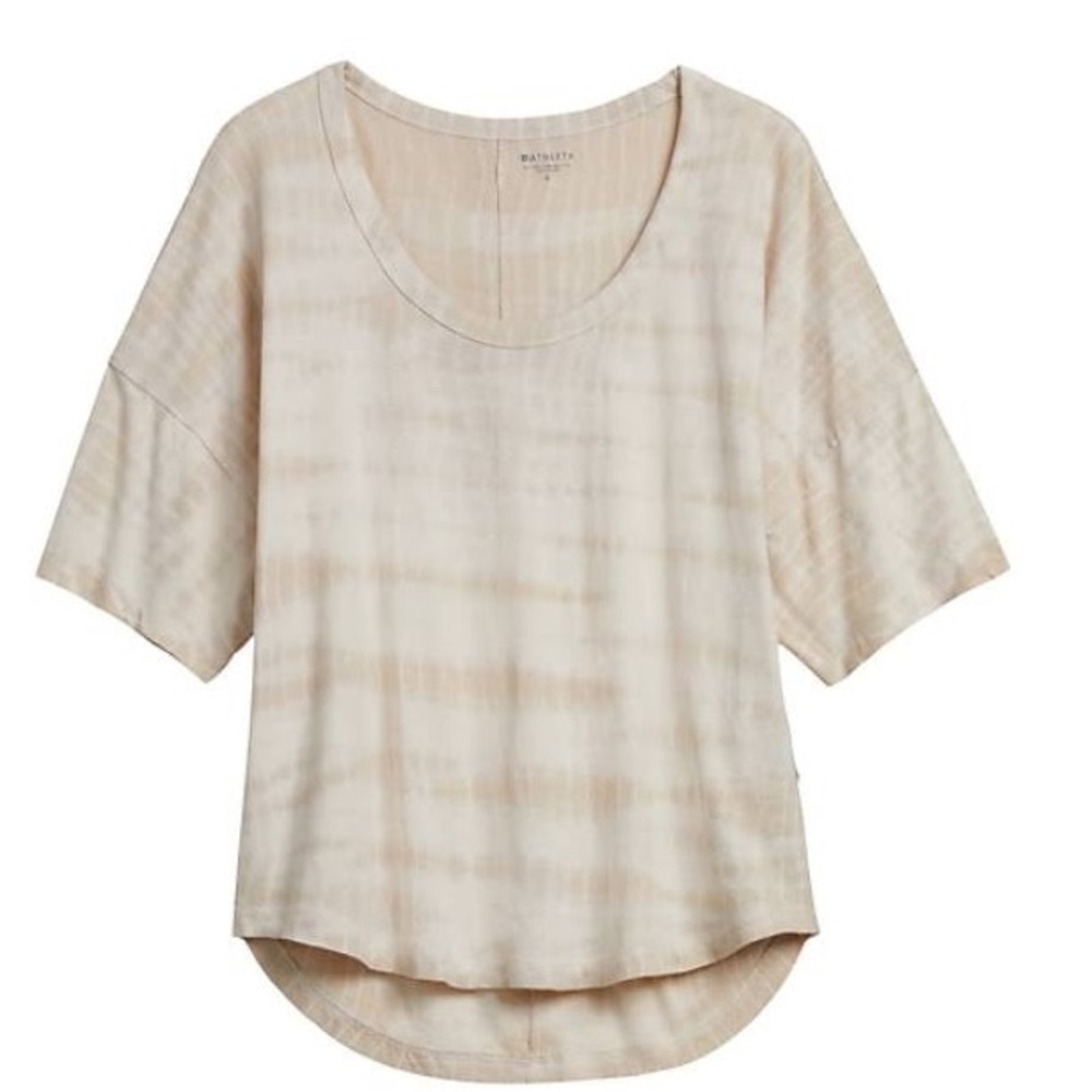 Athleta Cotton Daily Tie Dye Commute Tee
